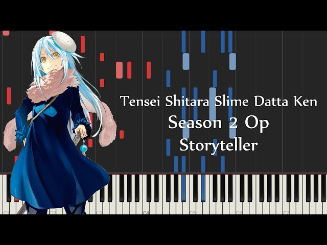 Tensei Shitara Slime Datta Ken Season 2 Part 2 Ed - Reincarnate (Piano  Tutorial & Sheet Music) - BiliBili