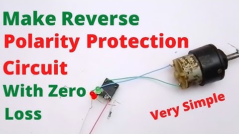 How to make Reverse Polarity Protection Circuit