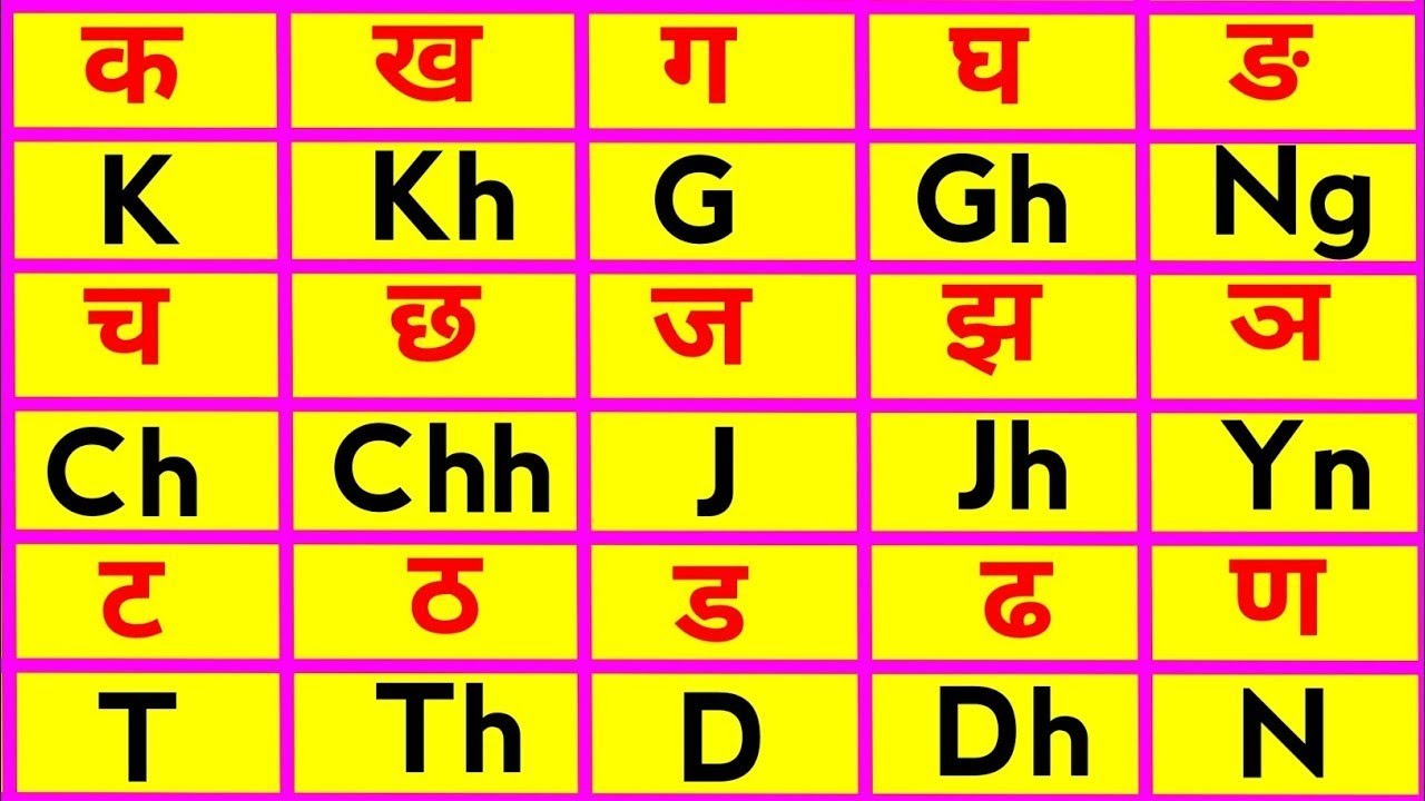 क ख ग घ | वर्णमाला | Hindi Alphabets | Varnamala | Barakhadi | Ka Kha ...
