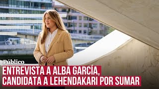 Alba García, candidata a lehendakari de Sumar: 