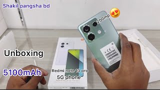 Redmi note 13 pro 5G phone unboxing #Redminote13pro5g #Shakilpangshabd