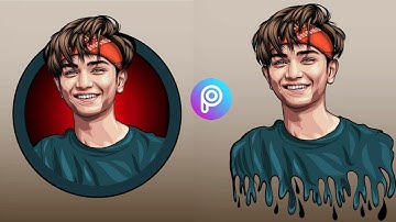 ‌Picsart New Portrait Cartoon Photo Editing || New Vector Art Photo Editing 2020 || JJP Creation