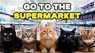 CAT MEMES: GOING TO THE SUPERMARKET