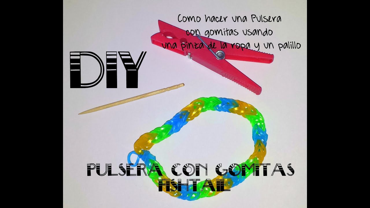 DIY: Pulsera Fishtail Con de - YouTube