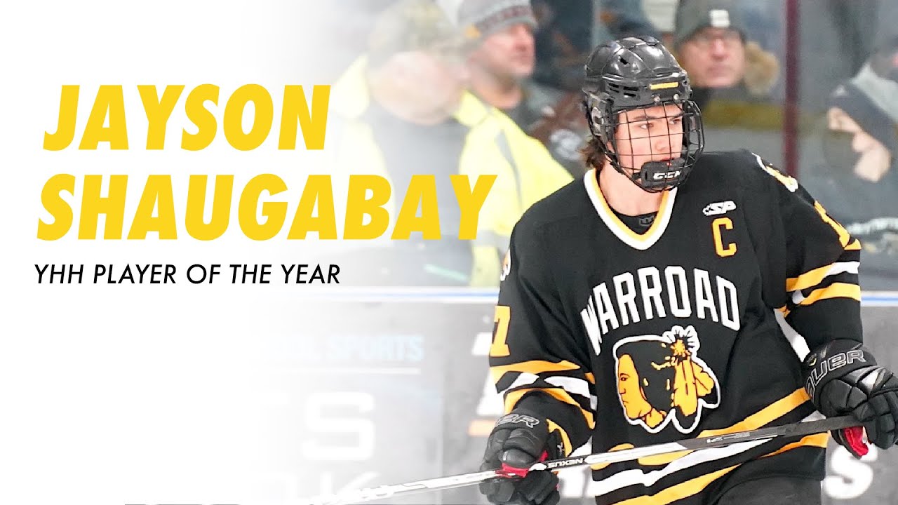 YHH Boys' Player of the Year Jayson Shaugabay Warroad YouTube