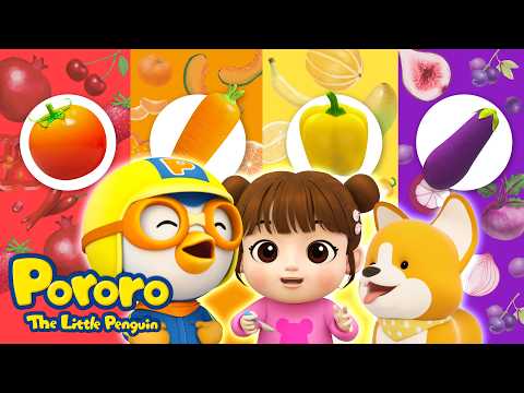 Pororo Indonesian | Eating Rainbow Vegetables | Healthy Eating Patterns for Children