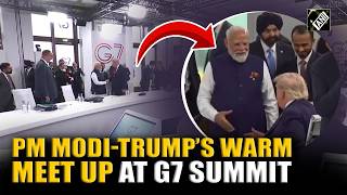 PM Modi, US Prez Donald Trump’s iconic meet-up on the sideline of G7 Summit