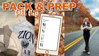 PACK &amp; PREP: fall trip to NY, how I plan outfits, vacation prep