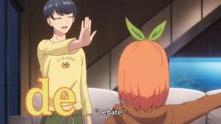 what s a synonym for argument --gotoubun - no
