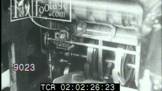 1940s Newspaper Boys Running Shouting and Montage (Silent)