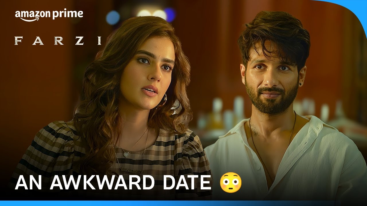 Date Gone Wrong 👀 ft. Shahid Kapoor And Kavya Thapar | Farzi | Prime Video India