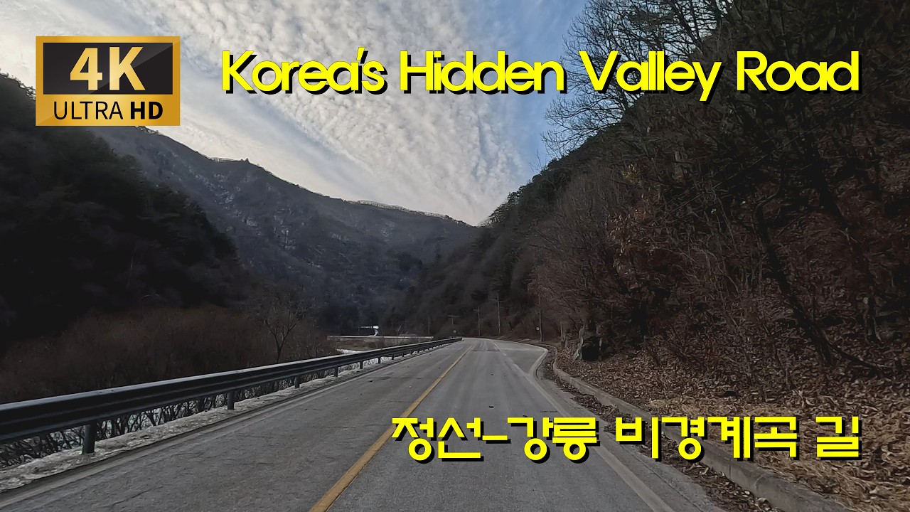 [한국 도로여행] 혼자 보기 아까운 강릉 왕산계곡 드라이브