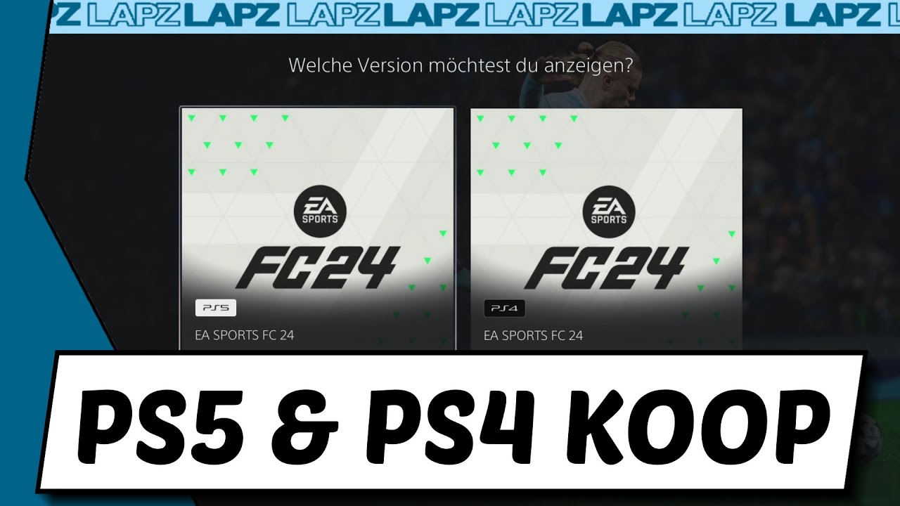 Fifa Ps4 Und Ps5 Zusammen Spielen PS4 Version auf der PS5 | EA FC zusammen Koop spielen!🤝 - YouTube
