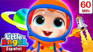 Bebé Juan Quiere Ser un Astronauta | Canciones Infantiles 🎵 Para bebés | Little Angel y sus amigos