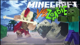 Minecraft Spartan Vs Zombies Animated War