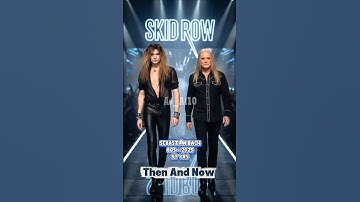Skid Row Then & Now 🔥 Full Runway Nostalgia 80s vs 2025 | Legendary Glam Metal Icons #rock #music