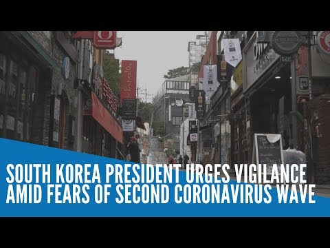 South Korea president urges vigilance amid fears of second virus wave