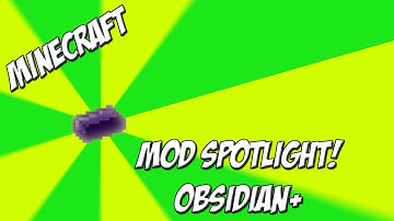 Minecraft Mod Spotlight!: Obsidian + [1.5.2] - Obsidian Armor and Tools!