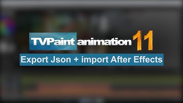 How to export your animation to After Effects | TVPaint Animation 11.0.8 Tutorial