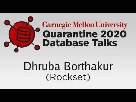 Rockset: Realtime Indexing for Fast Queries on Massive Semi-structured Data (Dhruba Borthakur)