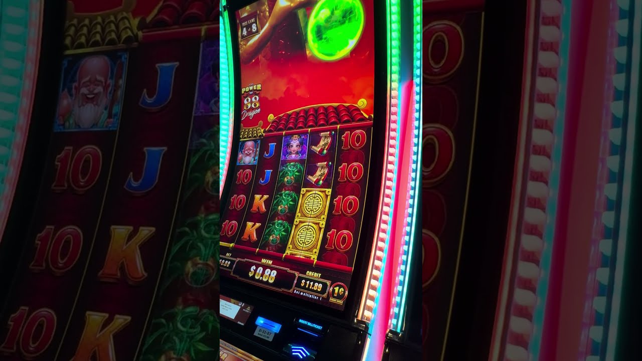 Power 88 Dragon Slot Machine | 88 cents bet | 8 free games