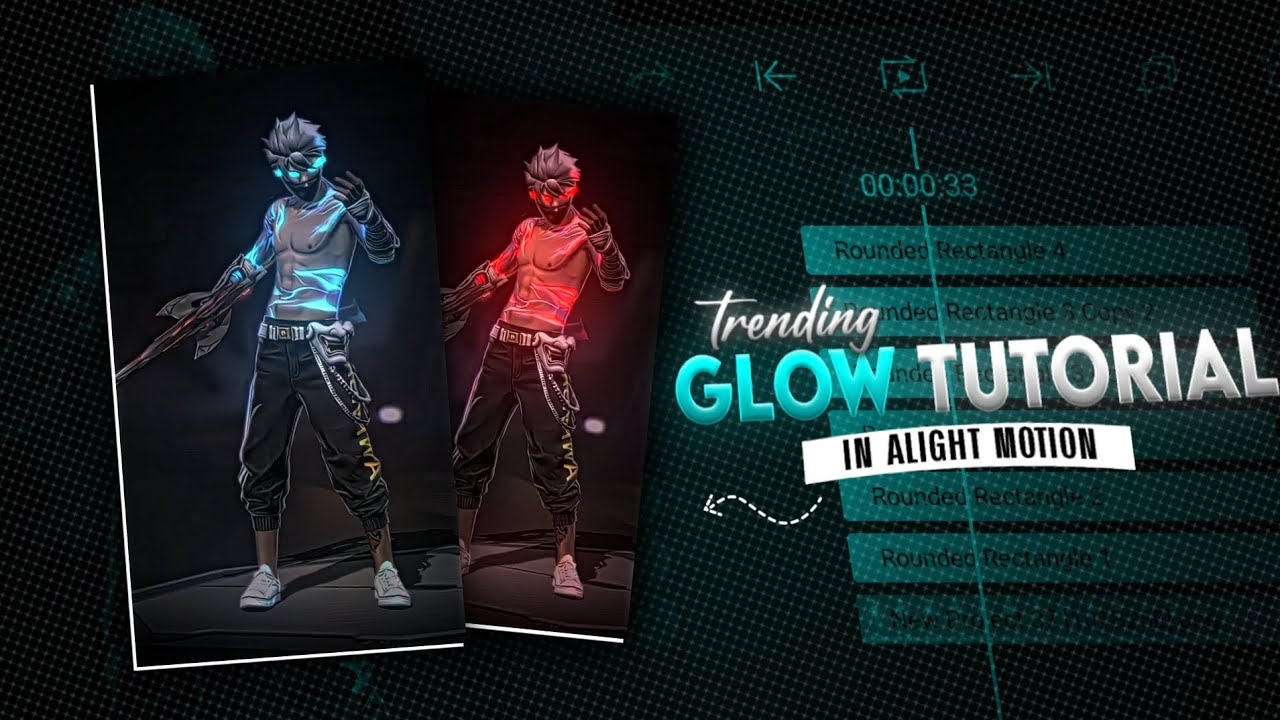 Make This Glow Effect In Alight Motion Like @Duranto_Official || Glow ...