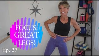 How to get GREAT LEGS Working Out in a Small Space #homeexercise