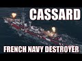 Cassard french navy destroyer world of warships wows dd preview guide