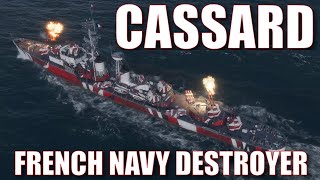 Cassard French Navy Destroyer World of Warships Wows DD Preview Guide