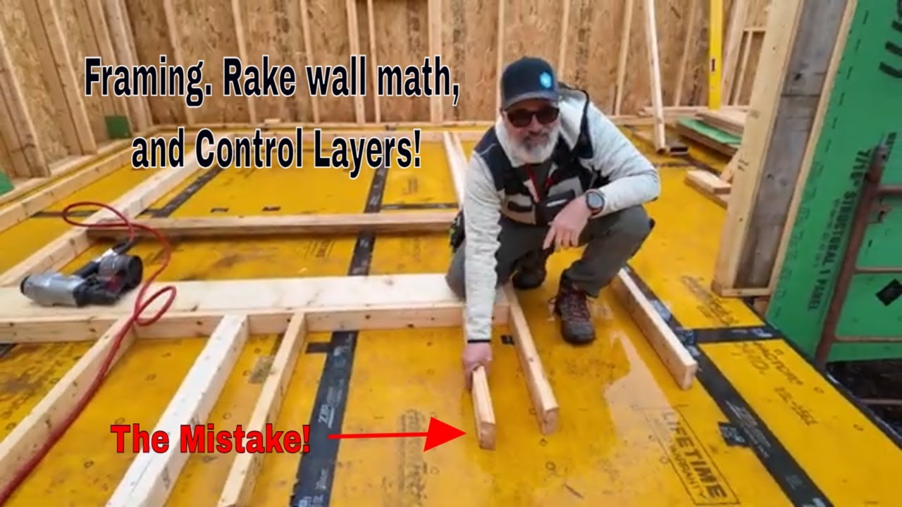 Frsming Rake Wall Framing Rake walls, Control layer details, and general framing details ...