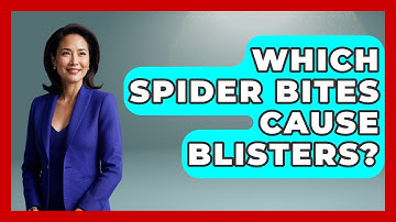 Which Spider Bites Cause Blisters? - Insects and Invaders