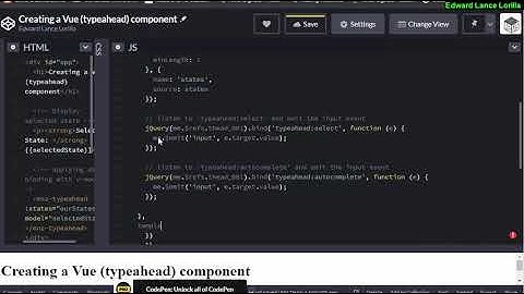 【Vuejs】  Using Twitter Typeahead