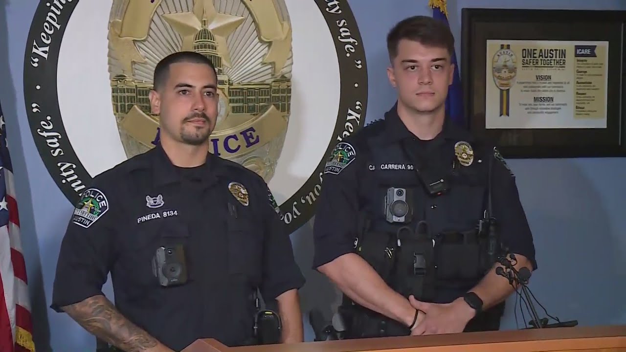 APD officers receive commendation after pulling man out of burning ...