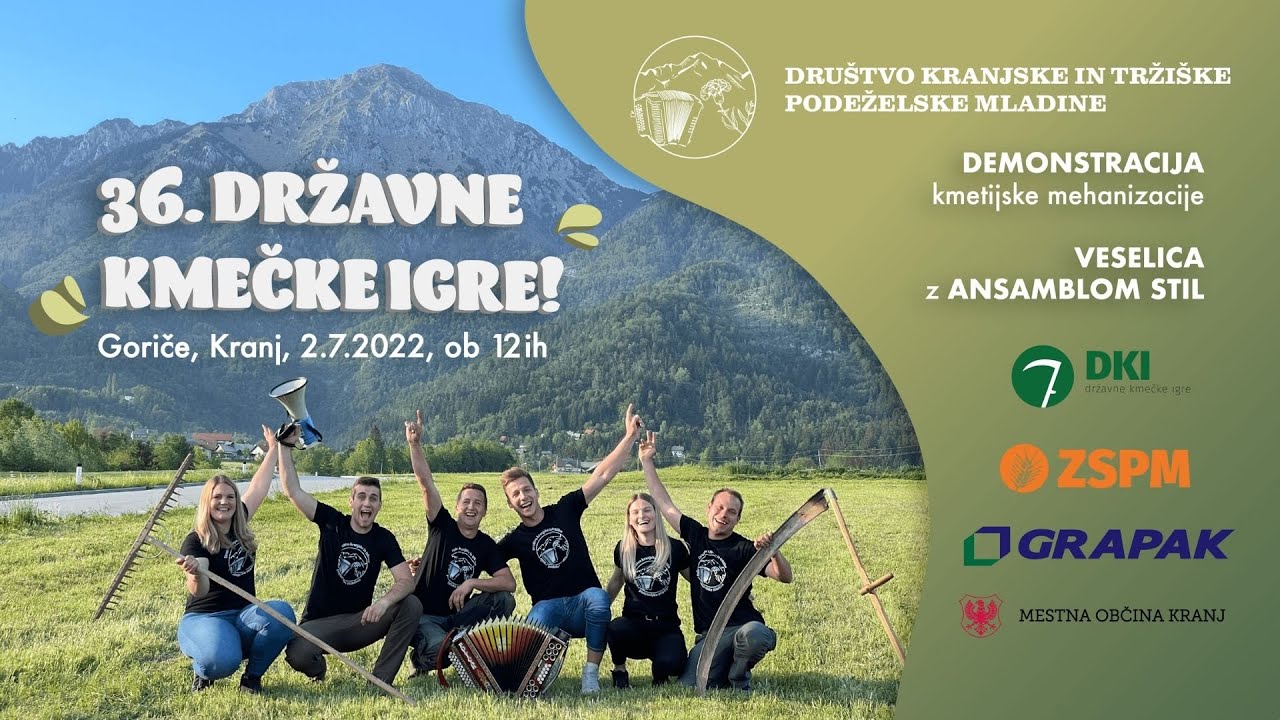 36. DRŽAVNE KMEČKE IGRE // EPIZODA 1️⃣