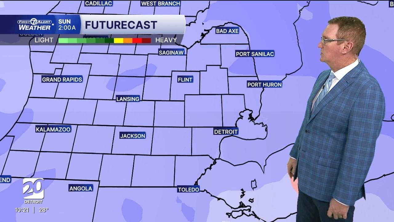 Snow Saturday late through Sunday AM - YouTube