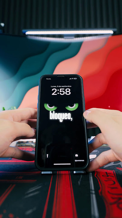 Con este TRUCO podrás poner fondos animados en tu iPhone👁️👁️ #phoneapp #ios18 #apple #iphone #app