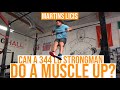 Can a 344lb Strongman Do a Muscle Up? - Martins Meets World's