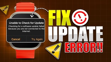 Is de update van je Apple Watch mislukt? Los de foutmelding 