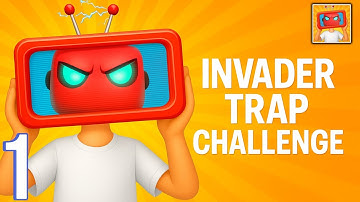 Invader Trap Challenge All Levels - Gameplay Walkthrough Part 1 - Detect Aliens