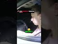 She refuses to exit the vehicle during a traffic stop