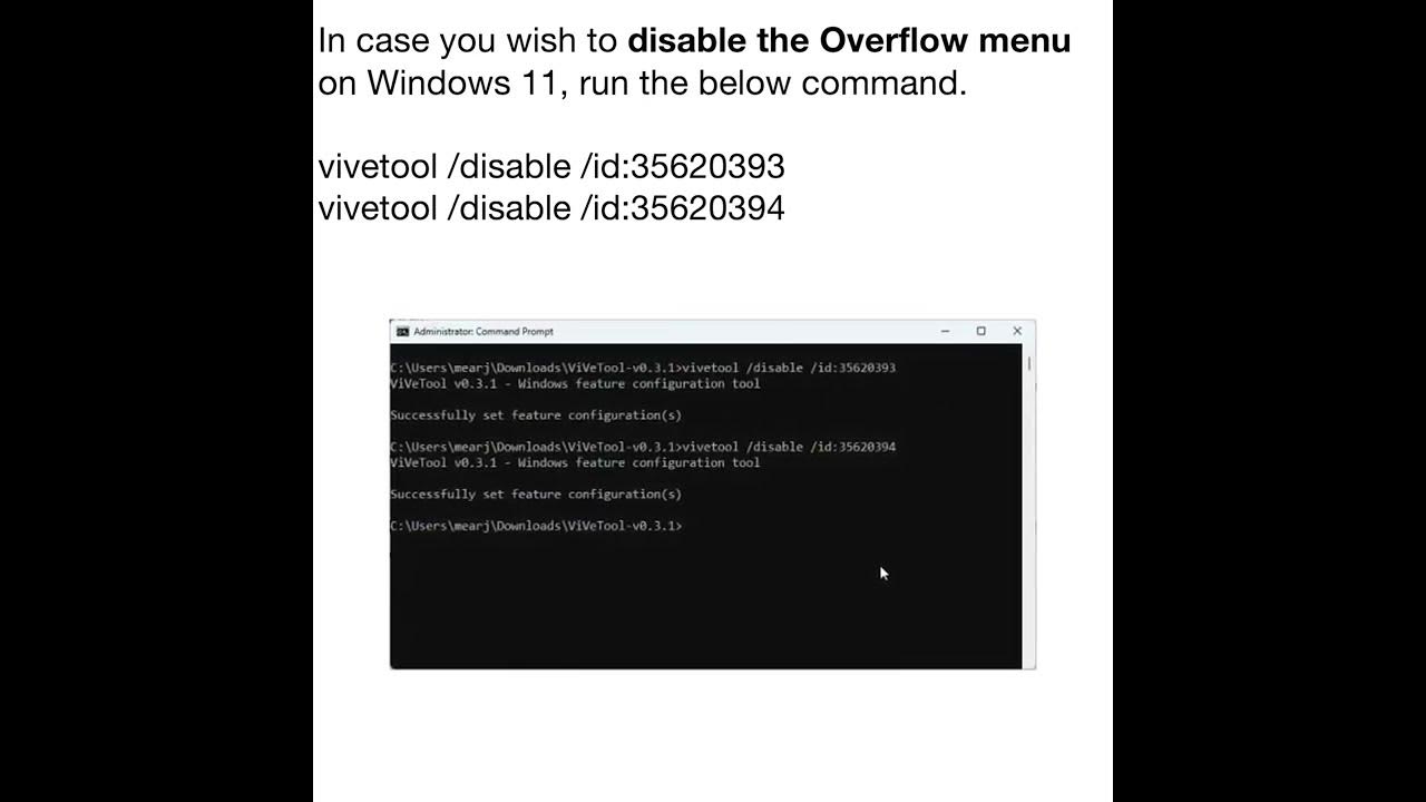 Disable Taskbar Overflow Menu on Windows 11 - YouTube