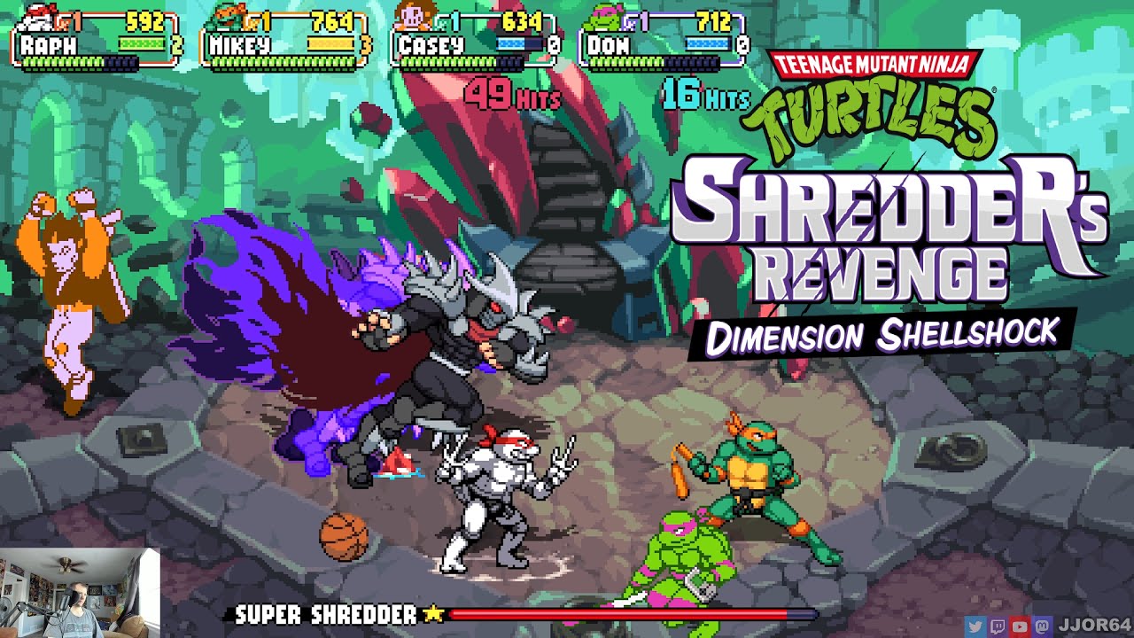 TMNT Shredder's Revenge (Switch) Online Survival Mode Runs (9/4/23