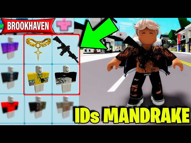 ID DE ROUPAS MANDRAKE BROOKHAVEN RP (Roblox) 