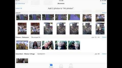 Photostreaming in iOS7