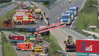 [LKW Unfall fordert mehrere Todesopfer] Schwerer LKW Unfall auf A2 bei Dortmund-Nordwest