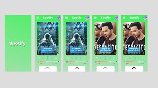 create a UI UX DESIGN of Spotify music 🎶 player using FIGMA// UI UX PROJECT USING FIGMA screenshot 5