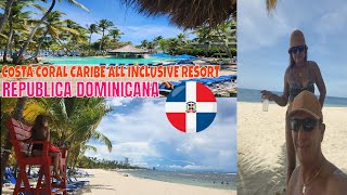 COSTA CORAL CARIBE WALK TOUR Juan Dolio Beach | TRAVEL DOMINICAN REPUBLIC 2023 #travel #travelvlog