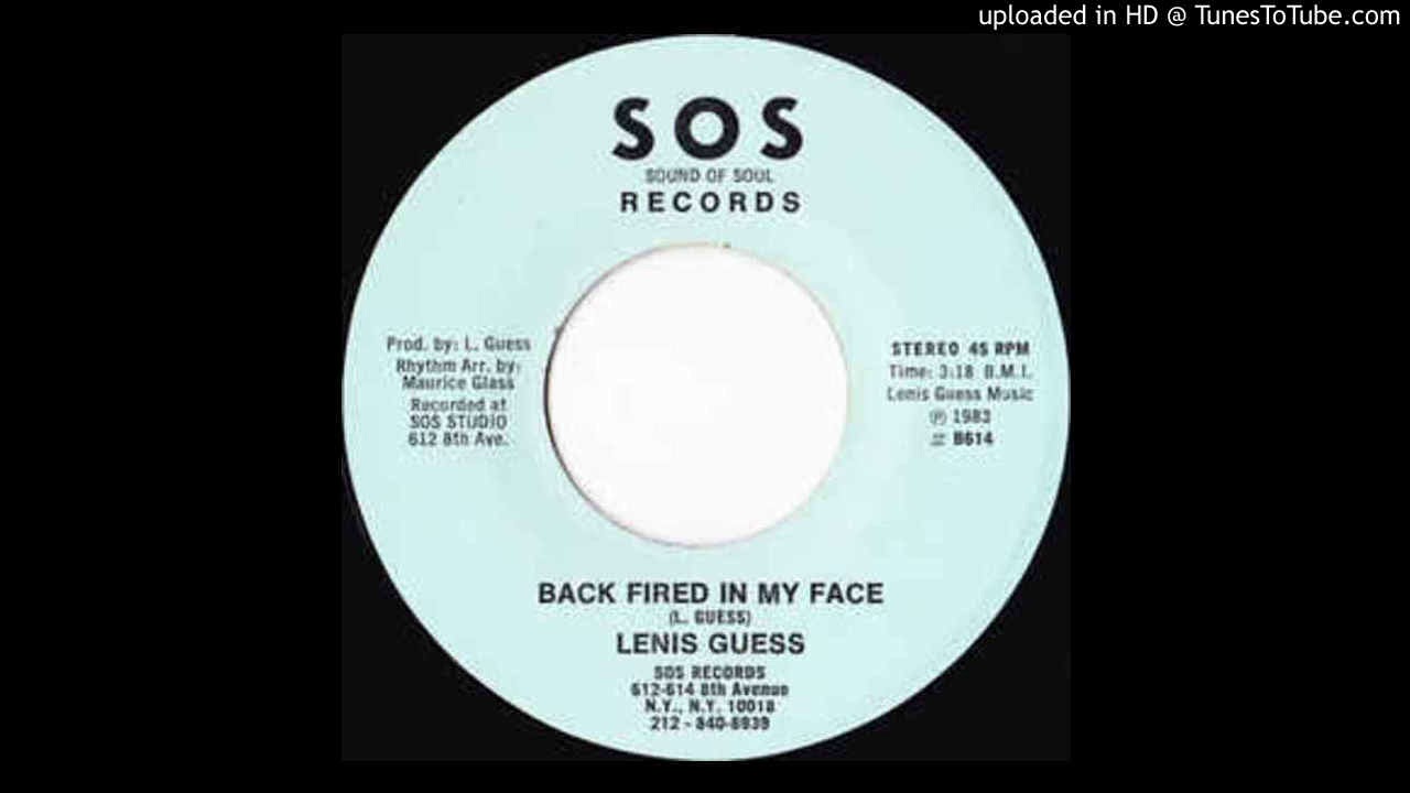 Watch Lenis Guess – Backfired In My Face (7 inch) on YouTube Watch Lenis Guess – Backfired In My Face (7 inch) on YouTube