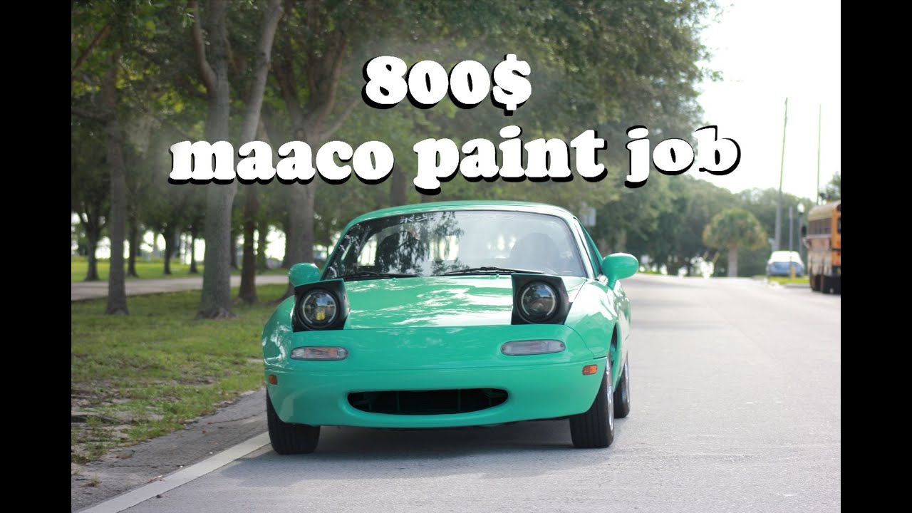 What an 800 Maaco paint job looks like YouTube