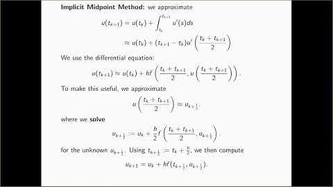 19 - Some Numerical Methods